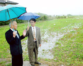 ���Ȃ��@�풲�����錻�n�Ŋ֌��_�����c�i���j����������󂯂�