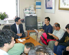 ���傤�����i������Ə��S���A����j��ʂ̑�\�炩��A���K�͍�Ə����̎{��g�[�����Ƃ߂�v���������A���k